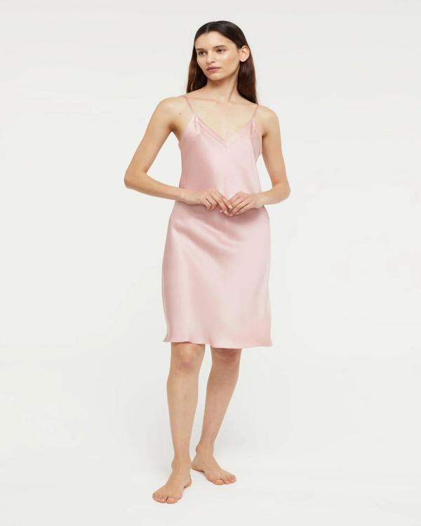 GINIA - Silk Nite - Sleepwear (Pink) Silk Nite