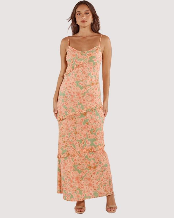 Girl & The Sun - Gloria Maxi Dress - Printed Dresses (Flores Print) Gloria Maxi Dress