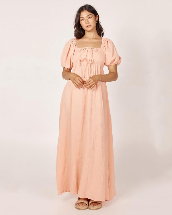 Girl & The Sun - Penelope Maxi Dress - Dresses (Peach) Penelope Maxi Dress