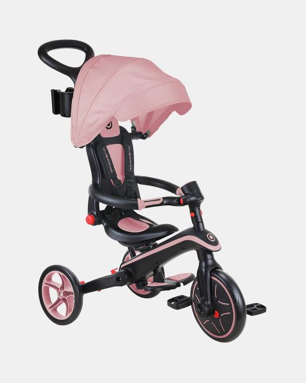 Globber - Explorer Trike 4 in 1 Foldable - Scooters (Pastel Pink & Deep Pink) Explorer Trike 4-in-1 Foldable