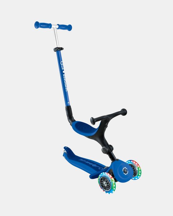 Globber - Go Up Active Scooter with Lights - Scooters (Navy Blue) Go Up Active Scooter with Lights