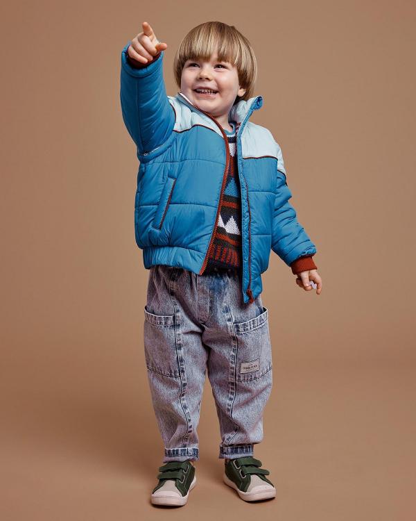 Goldie + Ace - Kit Corduroy Pocket Pants   Babies Kids - Pants (Light Denim) Kit Corduroy Pocket Pants - Babies-Kids