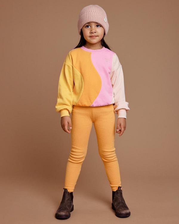 Goldie + Ace - Rio Wave Sweater   Babies Kids - Sweats (Pink Gold Multi) Rio Wave Sweater - Babies-Kids