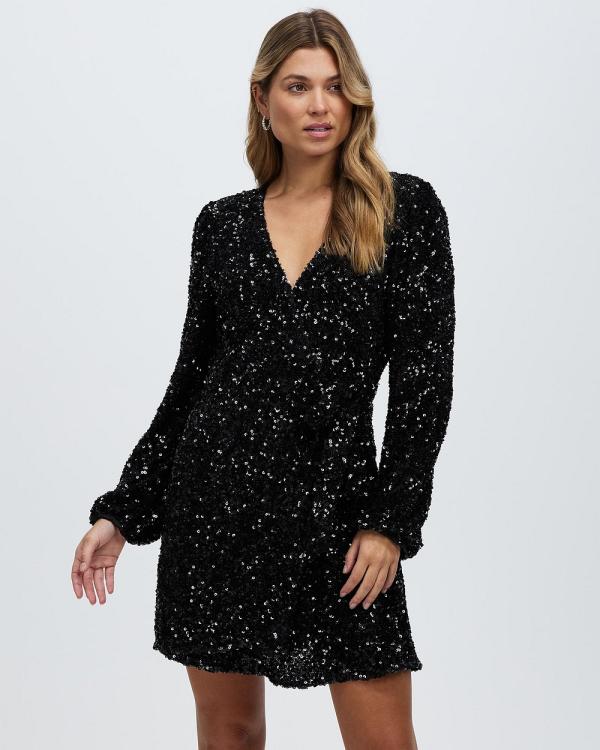 Grace Willow - Ashley Sequined Mini Dress - Dresses (Black) Ashley Sequined Mini Dress