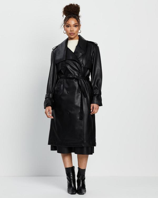 Grace Willow - Ellery Trench - Trench Coats (Black) Ellery Trench