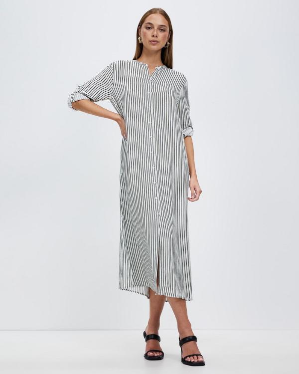 Grace Willow - Emma Shirt Dress - Dresses (Stripe) Emma Shirt Dress