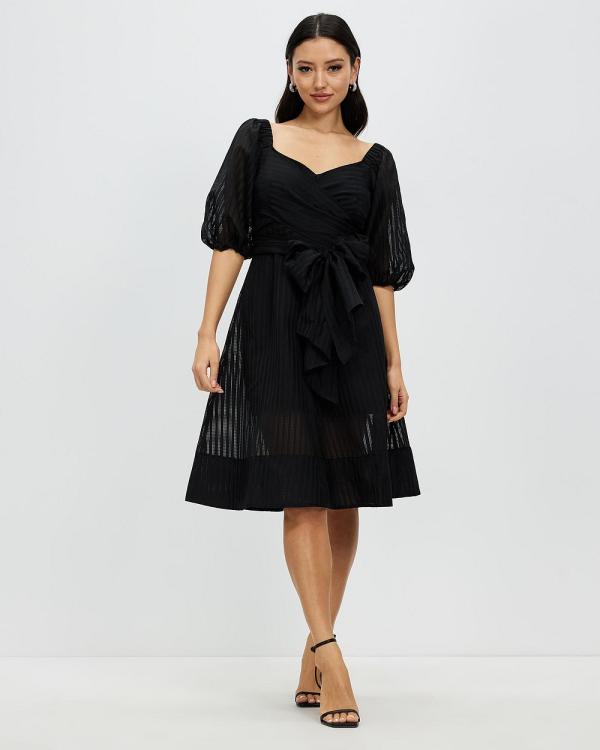 Grace Willow - Lulu Puff Sleeve Dress - Dresses (Black) Lulu Puff Sleeve Dress