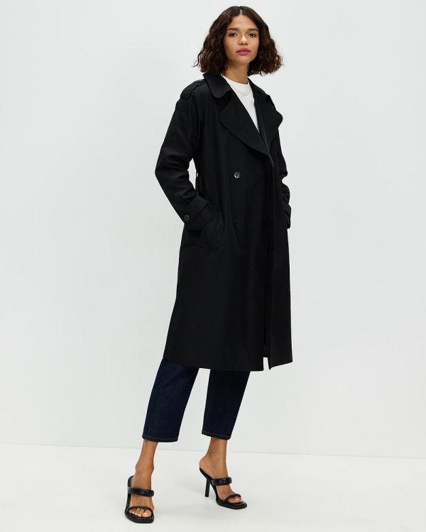 Grace Willow - Vivid Trench Coat - Coats & Jackets (Black) Vivid Trench Coat