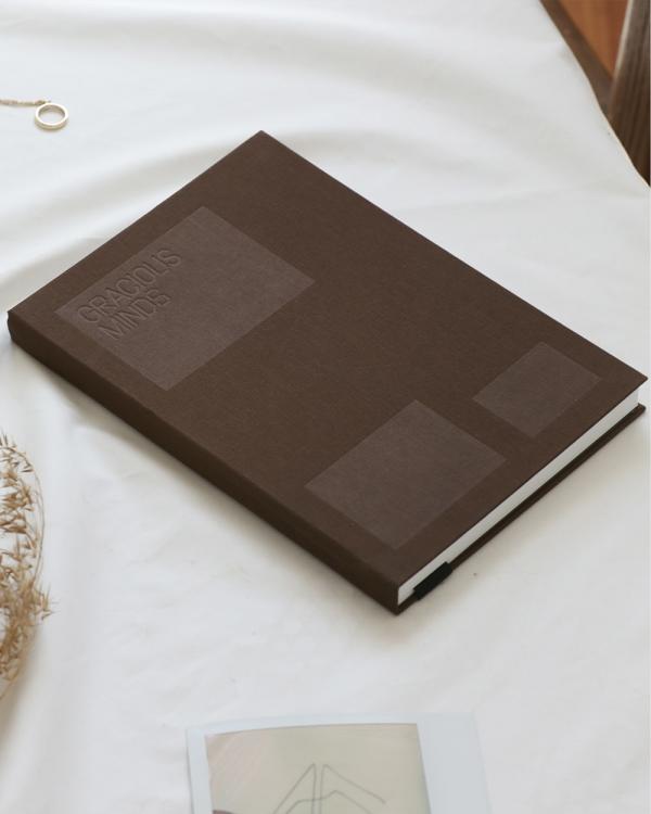 Gracious Minds - Stone Paper Journal Brown - Home (brown) Stone Paper Journal Brown