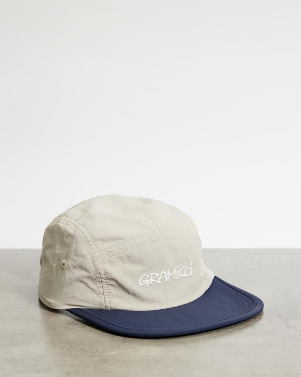 Gramicci - Nylon Cap - Headwear (Sand X Navy) Nylon Cap
