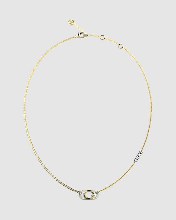 Guess - Gold Tone Oh My G Necklace - Jewellery (Gold) Gold-Tone Oh My G Necklace