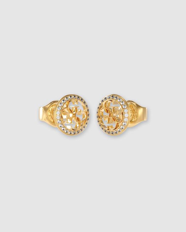 Guess - Life In 4G Stud Earrings - Jewellery (Gold) Life In 4G Stud Earrings