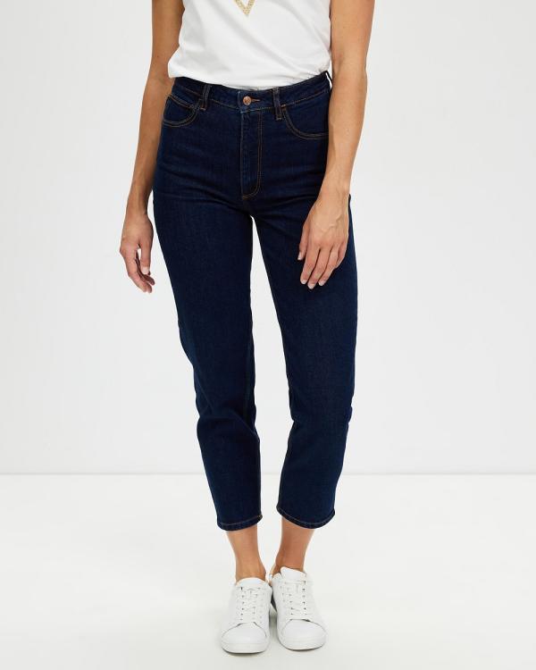 Guess - Mom Jeans - Mom Jeans (Authentic Dark.) Mom Jeans