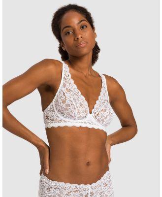 HANRO - Moments Soft Cup Bra - Soft Cup Bras (White) Moments-Soft Cup Bra