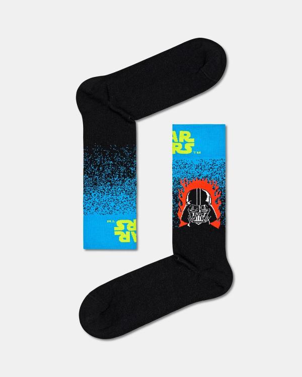 Happy Socks - Star Wars Darth Vader Socks - Crew Socks (Multi) Star Wars Darth Vader Socks