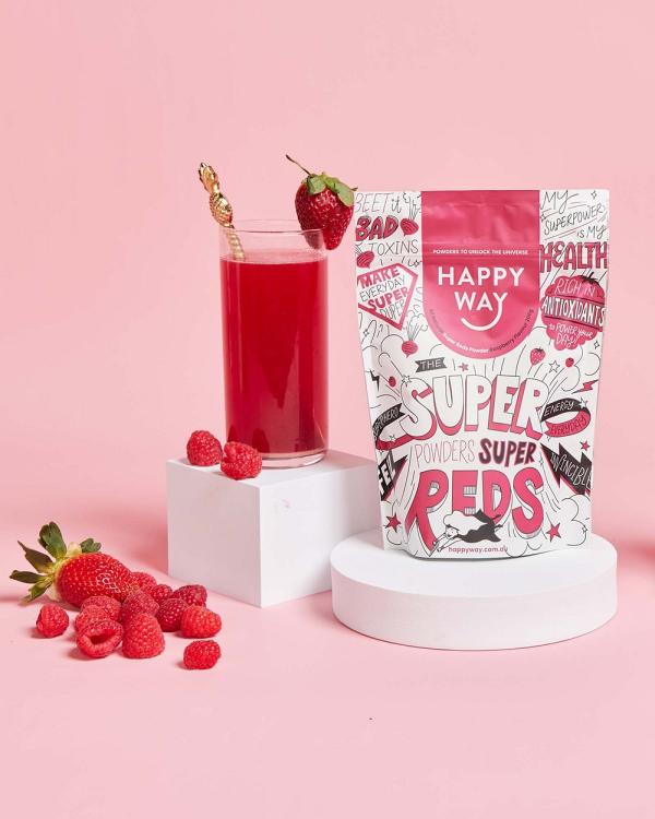 Happy Way - Super Reds Powder (Raspberry Flavour) - Proteins (Red) Super Reds Powder (Raspberry Flavour)