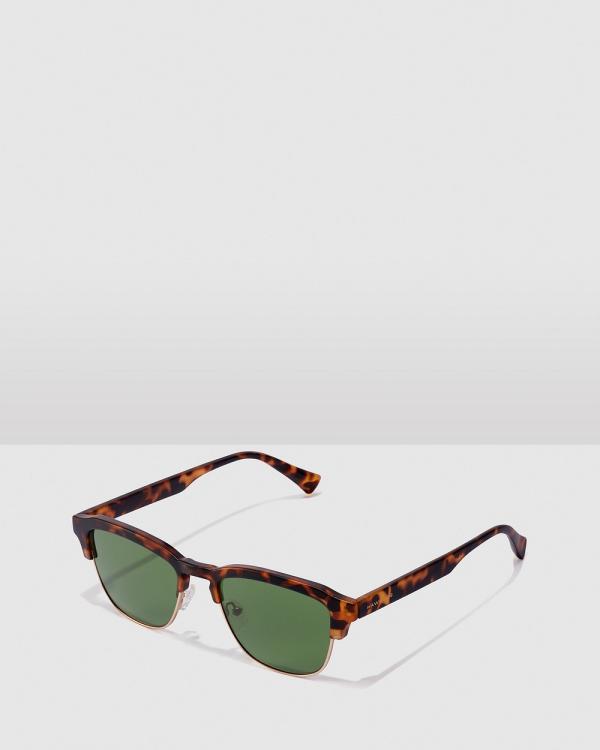 Hawkers Co - HAWKERS   Green NEW CLASSIC Sunglasses for Men and Women UV400 - Sunglasses (Brown) HAWKERS - Green NEW CLASSIC Sunglasses for Men and Women UV400
