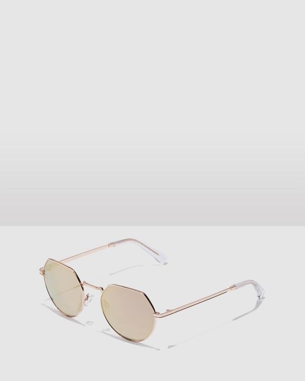 Hawkers Co - HAWKERS   Rose Gold AURA Sunglasses for Men and Women UV400 - Sunglasses (Gold) HAWKERS - Rose Gold AURA Sunglasses for Men and Women UV400