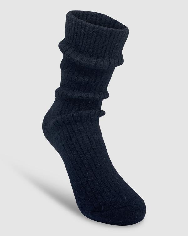 High Heel Jungle - Cashmere Sock - Socks & Tights (Dark Grey) Cashmere Sock