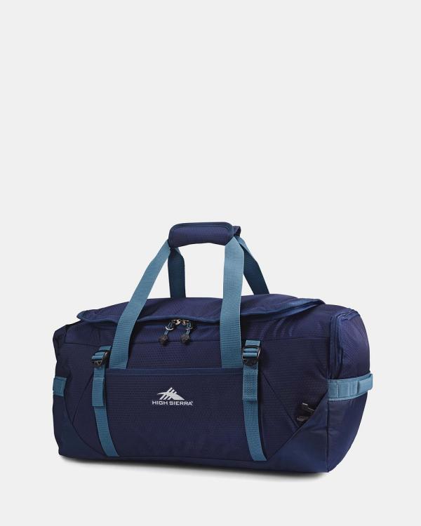 High Sierra - Fairlead Collection Travel Duffel Backpack - Duffle Bags (Blue and Navy) Fairlead Collection Travel Duffel-Backpack