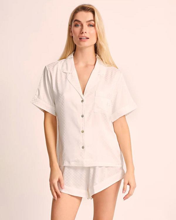 Homebodii - Gigi Short Pyjama Set - Two-piece sets (White) Gigi Short Pyjama Set