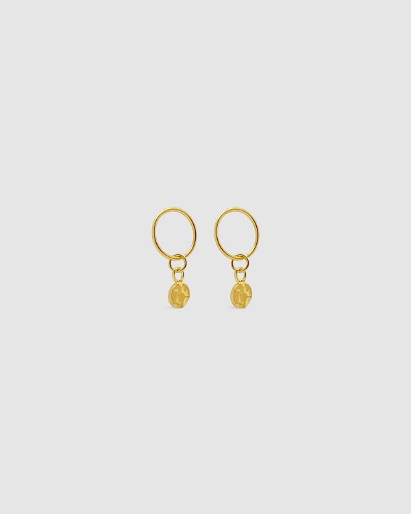Ichu - Golden Details Stud Earrings - Jewellery (Gold Plated) Golden Details Stud Earrings