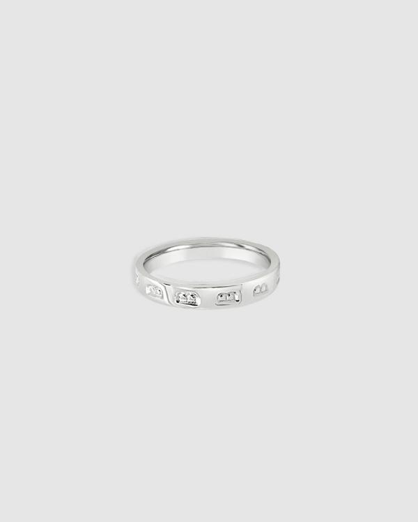 Ichu - Personalised Letter B Ring - Jewellery (Silver) Personalised Letter B Ring