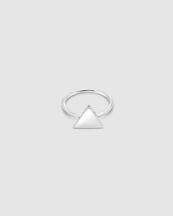 Ichu - Triangle Shape Ring - Jewellery (Silver) Triangle Shape Ring