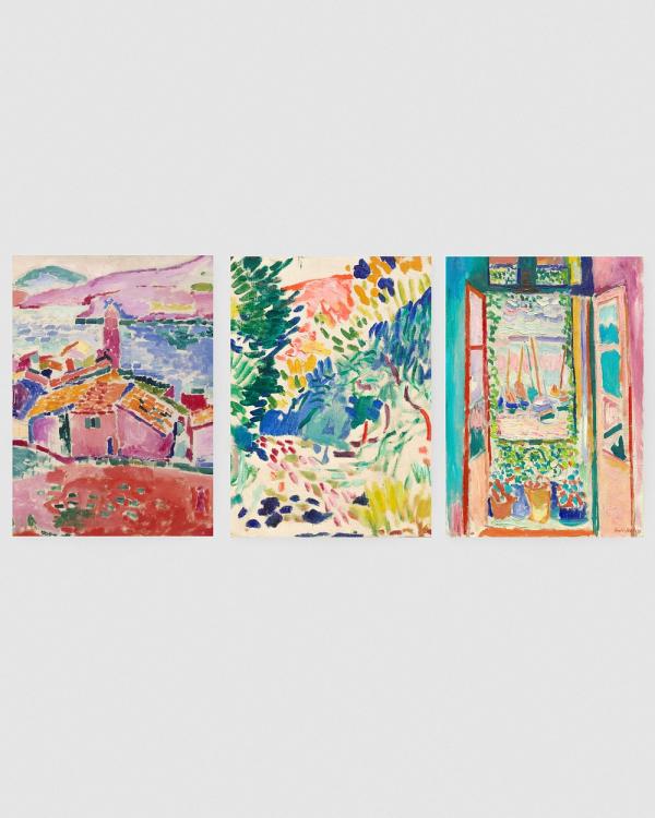 Inka Arthouse - 3x Henri Matisse Art Prints - Home (Multi) 3x Henri Matisse Art Prints