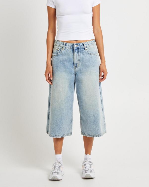 Insight - Bobby Crop Jorts - Jeans (TINTED BLUE) Bobby Crop Jorts