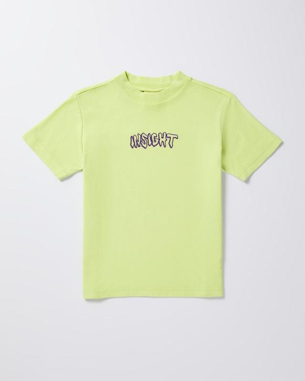Insight - Teen Boys Dive Short Sleeve T Shirt - Short Sleeve T-Shirts (LIME) Teen Boys Dive Short Sleeve T-Shirt