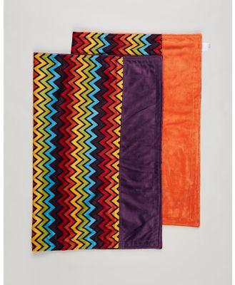 itti bitti - Minky Throw Travel Blankets   Pack of 2 - Nursery (Shazam) Minky Throw Travel Blankets - Pack of 2