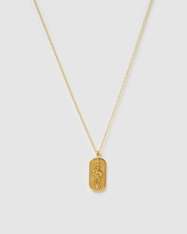 Izoa - Alma Pendant Necklace - Jewellery (Gold) Alma Pendant Necklace