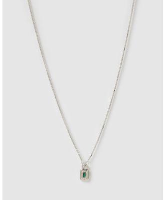 Izoa - Cairo Necklace - Jewellery (Silver Green) Cairo Necklace