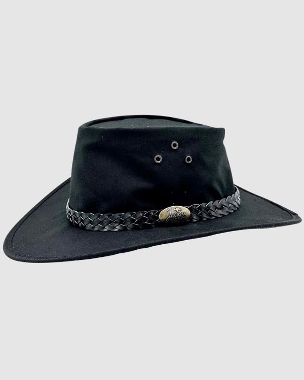 Jacaru - Jacaru 1026A Knockabout Hat - Hats (Black) Jacaru 1026A Knockabout Hat