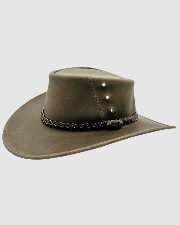 Jacaru - Jacaru 1153 Magpie Hat - Hats (Moss) Jacaru 1153 Magpie Hat