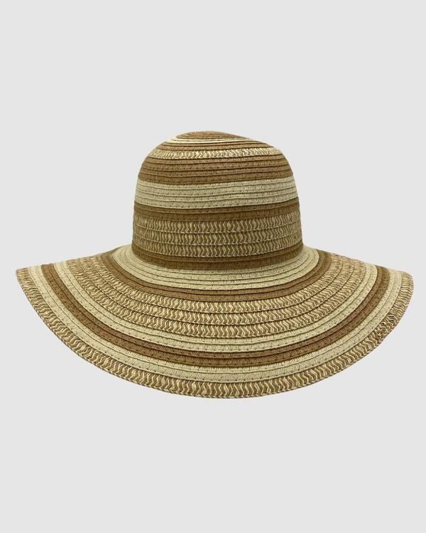 Jacaru - Jacaru 1761 Round Circles Hat - Headwear (Nude) Jacaru 1761 Round Circles Hat