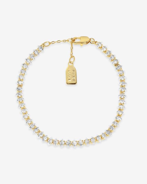 Jackie Mack - Lyra Tennis Bracelet - Jewellery (Gold) Lyra Tennis Bracelet