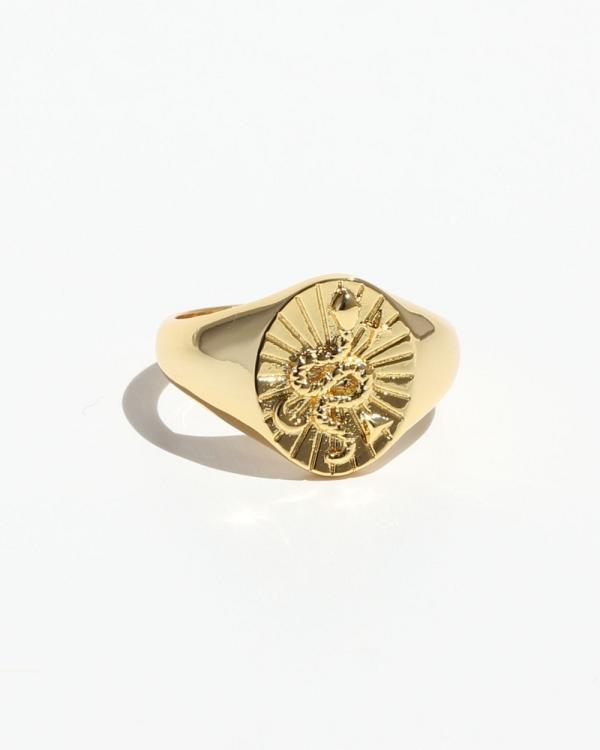 Jackie Mack - Rebirth Signet Ring - Jewellery (Gold) Rebirth Signet Ring