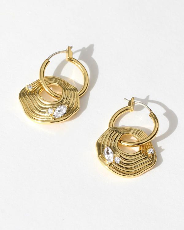 Jackie Mack - Ripples Earrings - Jewellery (Gold) Ripples Earrings