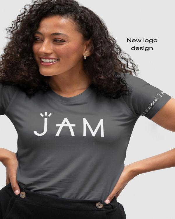 JAM The Label - Original Tee - Short Sleeve T-Shirts (Grey) Original Tee