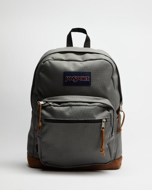 JanSport - Right Pack Backpack - Backpacks (Graphite Grey) Right Pack Backpack