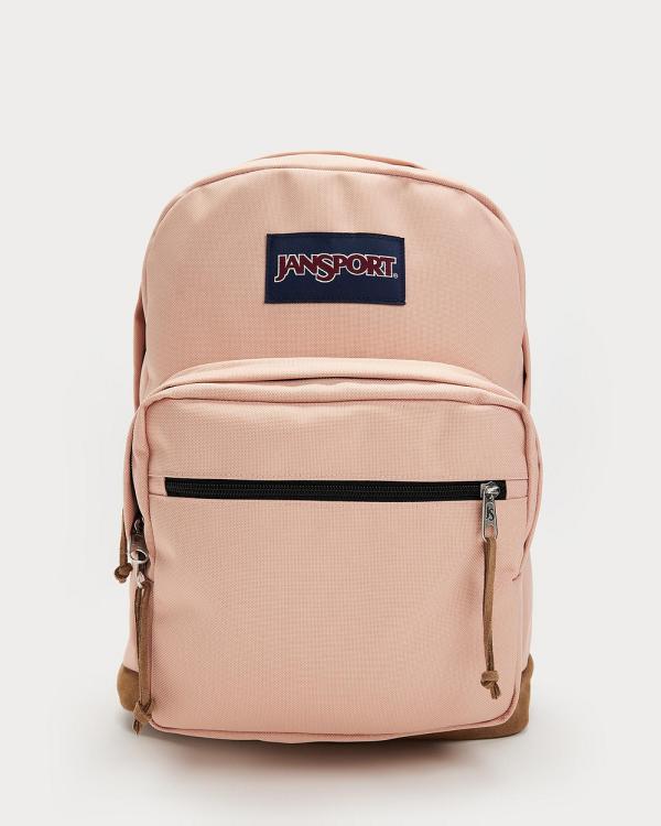JanSport - Right Pack Backpack - Backpacks (Misty Rose) Right Pack Backpack