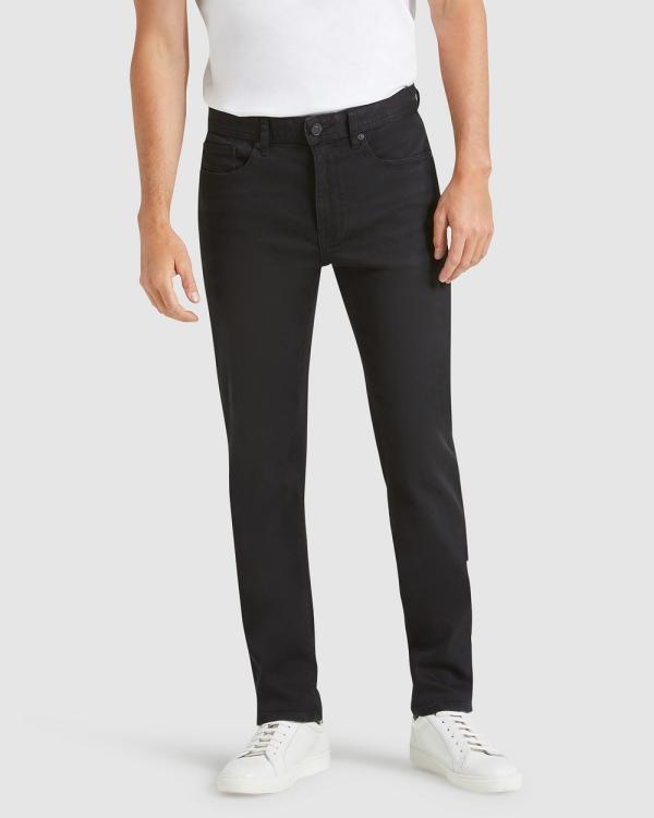Jeanswest - Denim Flex Slim Tapered Jeans - Slim (Black) Denim Flex Slim Tapered Jeans