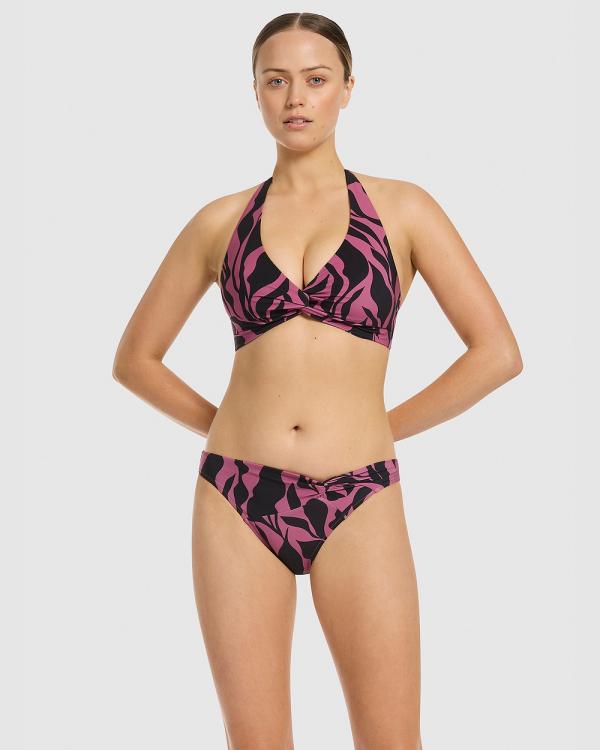 JETS - Sereno Twist Front Hipster Pant - Bikini Bottoms (Mauve) Sereno Twist Front Hipster Pant