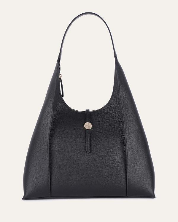 Jo Mercer - Vivienne Shoulder Bag - Handbags (BLACK LEATHER) Vivienne Shoulder Bag