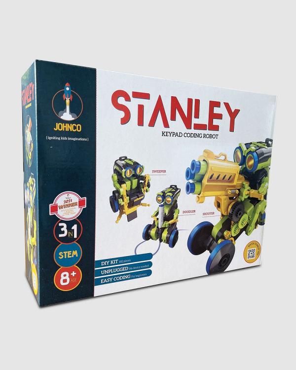 JOHNCO - Johnco   Stanley: 3 in 1 Keypad Coding Robot - Educational & Science Toys (Green) Johnco - Stanley: 3-in-1 Keypad Coding Robot