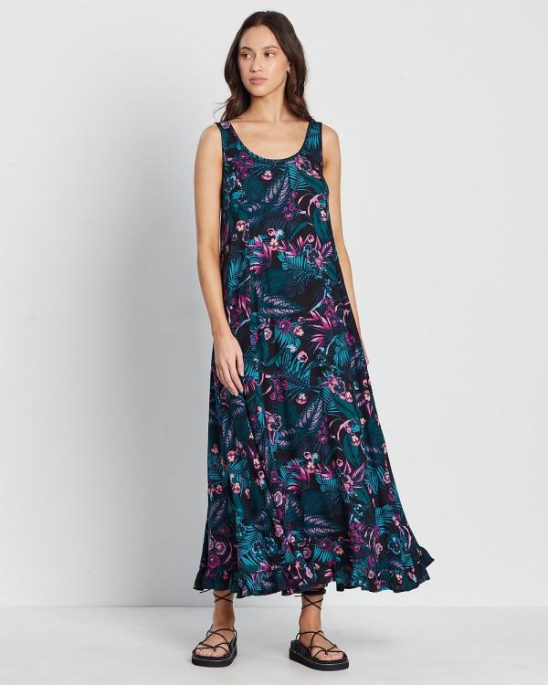KAJA Clothing - Ava Dress - Printed Dresses (Navy Floral) Ava Dress