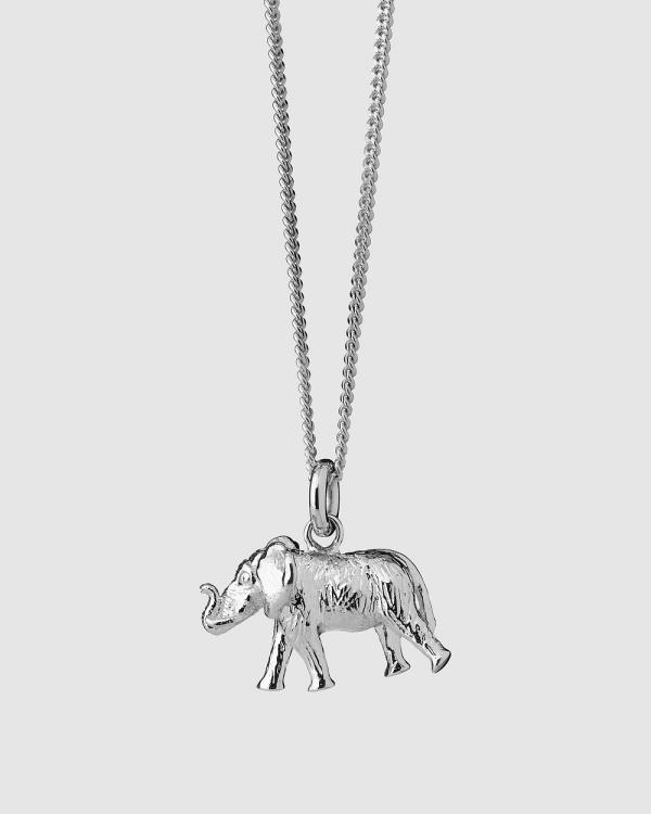 Karen Walker - Elephant Necklace - Jewellery (Sterling Silver) Elephant Necklace