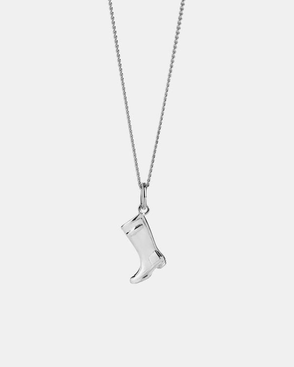 Karen Walker - Gumboot Necklace - Jewellery (Sterling Silver) Gumboot Necklace